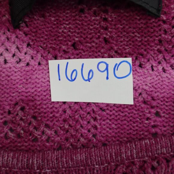 Bisou Bisou Sweater Womens M Purple Long Sleeve Round Neck Tight Knit Pullover - Picture 16 of 16